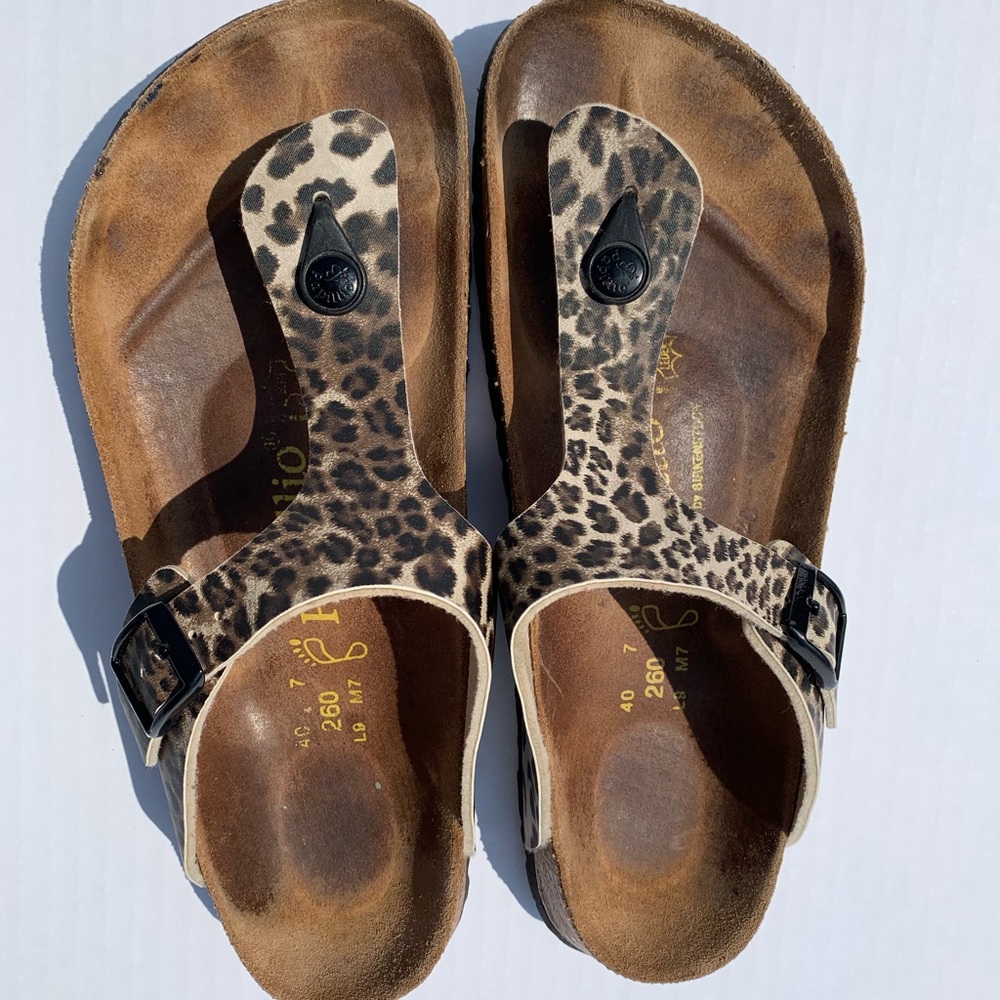 Papillio Birkenstocks! Leopard Print! Sz40!!!